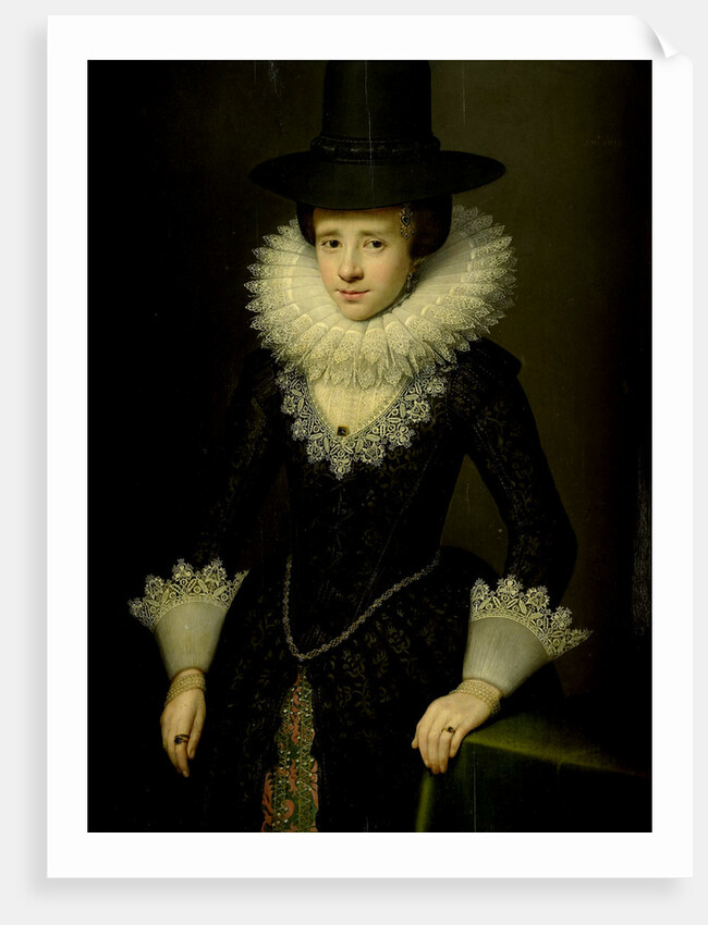 Portrait of Anna Boudaen Courten by Salomon Mesdach