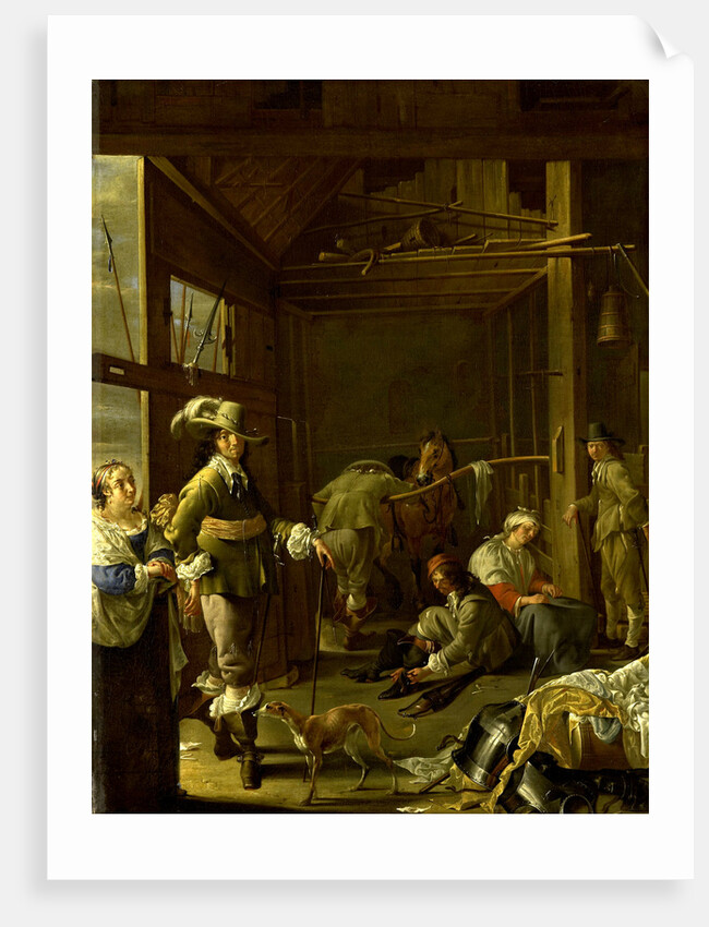 A Cavalry Stable by Jacob Duck