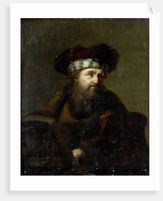A Man in Oriental Costume, Portrait of a Rabbi by Anonymous