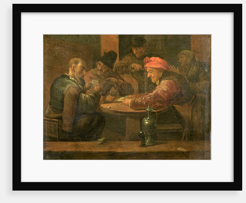 Peasants Playing Cards by Daniel Boone