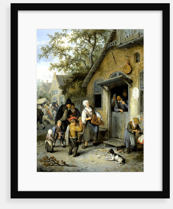 Village Kermesse by Cornelis Dusart