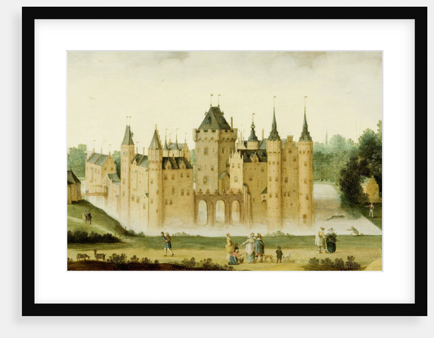 View of the Castle at Egmond aan den Hoef, The Netherlands by Claes Jacobsz. van der Heck