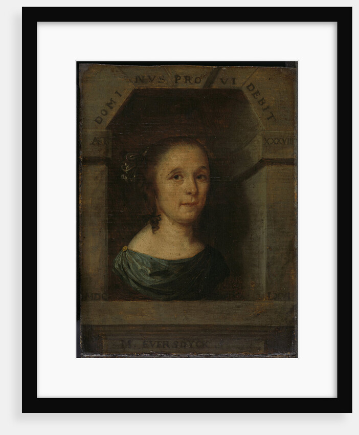 Portrait of Maria Eversdijck, Wife of Nicolaes Blancardus by Willem Eversdijck
