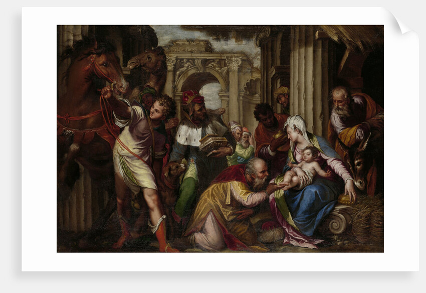 The Adoration of the Magi by Paolo Farinati