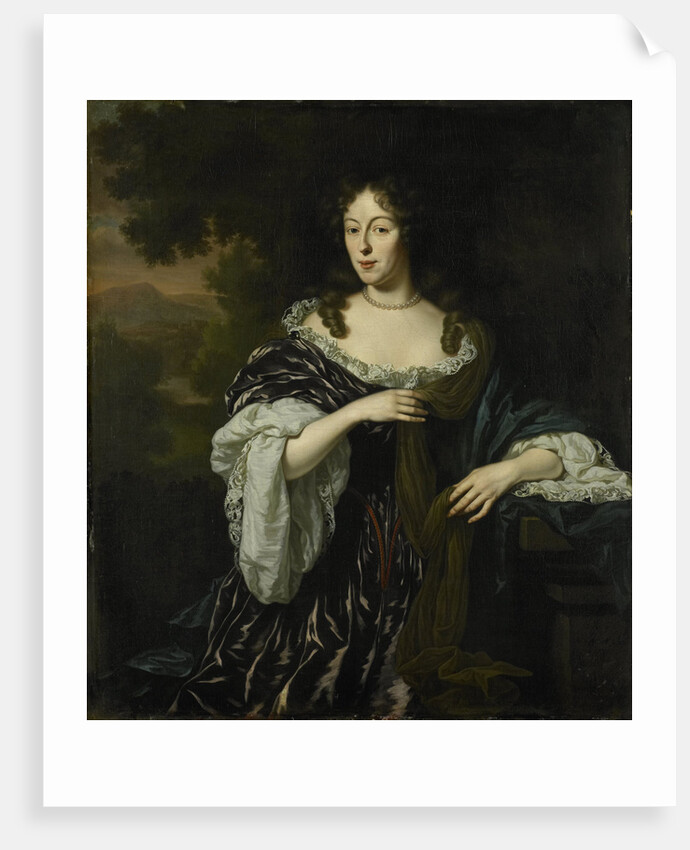 Portrait of Maria Schaep, Wife of Hendrick Bicker by Michiel van Musscher