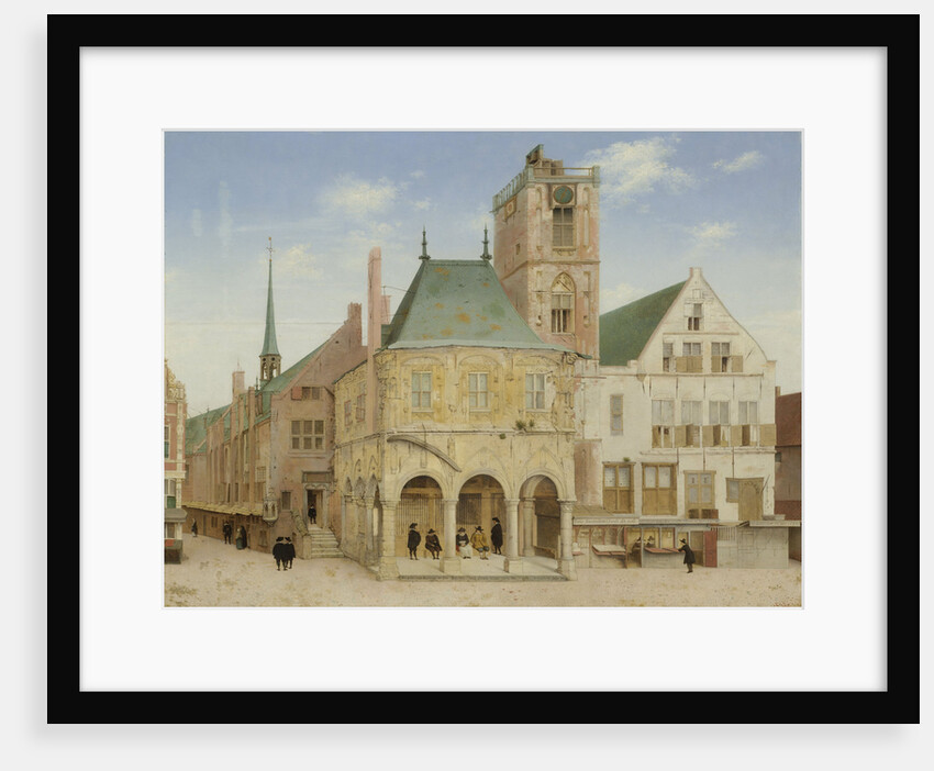 The Old Town Hall of Amsterdam, The Netherlands by Pieter Jansz. Saenredam