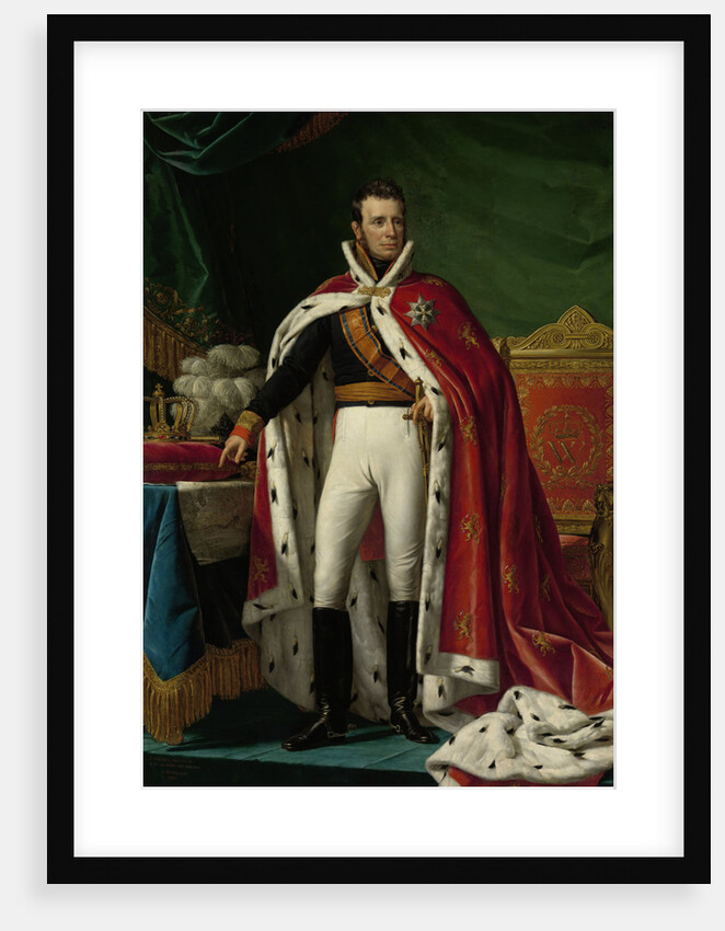 Portrait of William I, King of the Netherlands by Joseph Paelinck