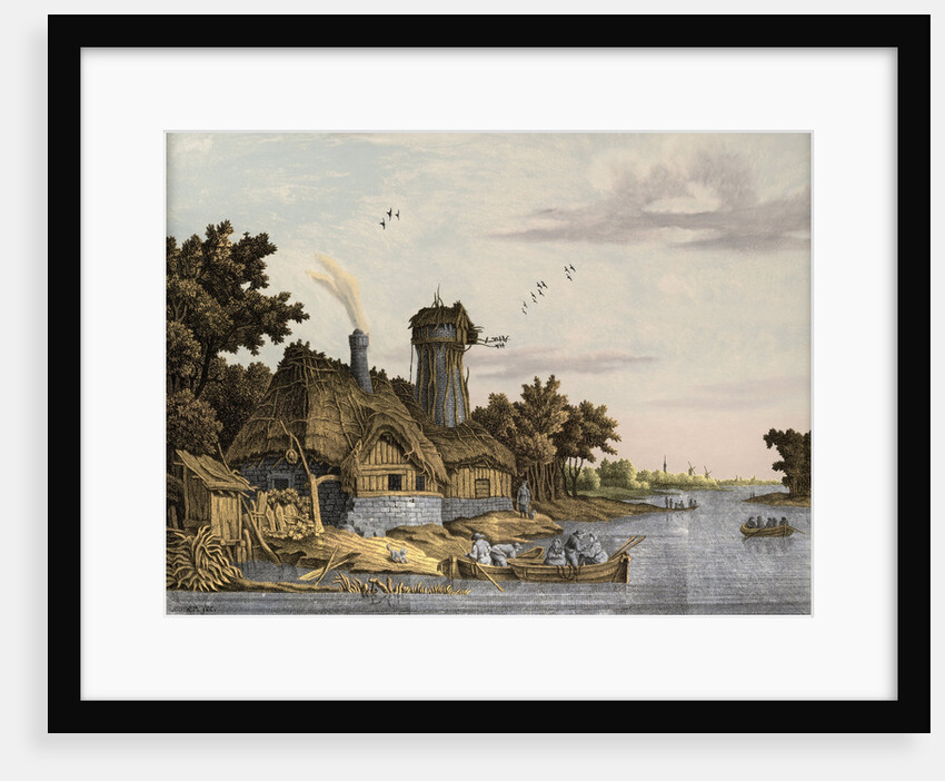 Mill along a River by Jonas Zeuner