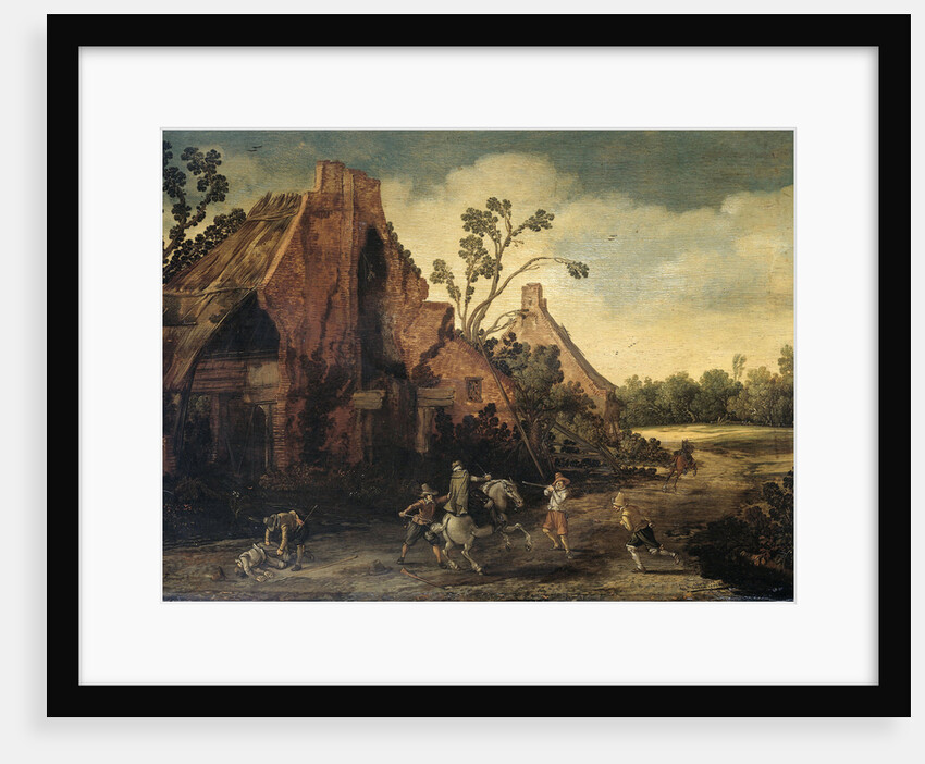 The Robbery by Esaias van de Velde