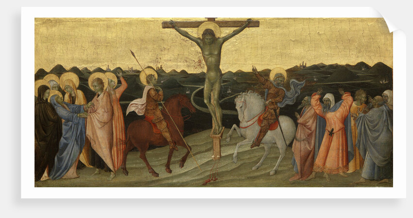 The Crucifixion by Giovanni di Paolo di Grazia