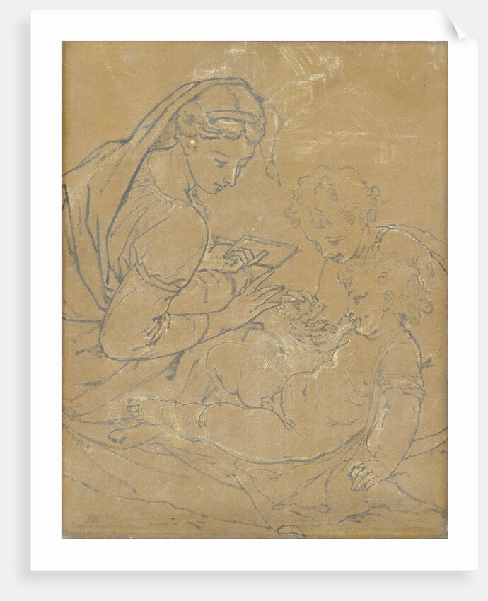 Virgin and Child with Saint John by Adriaen van der Werff