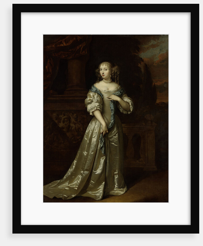 Portrait of Lady Philippina Staunton, wife of Roelof van Arkel, lord of Burgst by Caspar Netscher