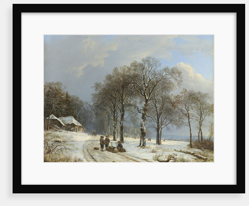 Winter Landscape by Barend Cornelis Koekkoek