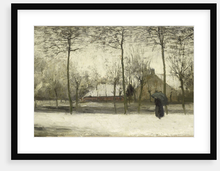 Winter landscape by Willem Maris