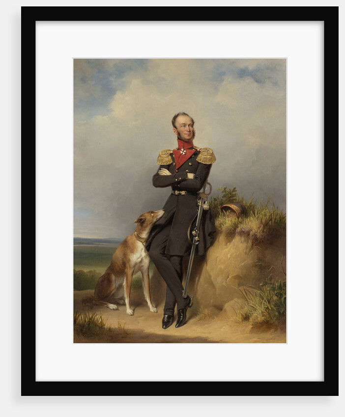 Portrait of William II, King of the Netherlands by Jan Adam Kruseman