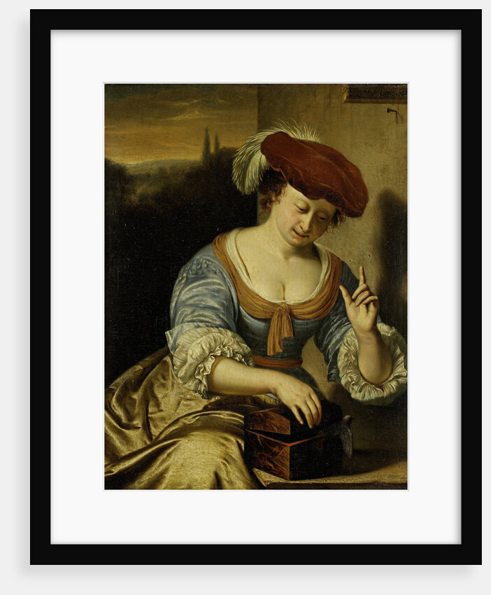 Escaped Bird, Allegory of Chastity by Frans van Mieris I