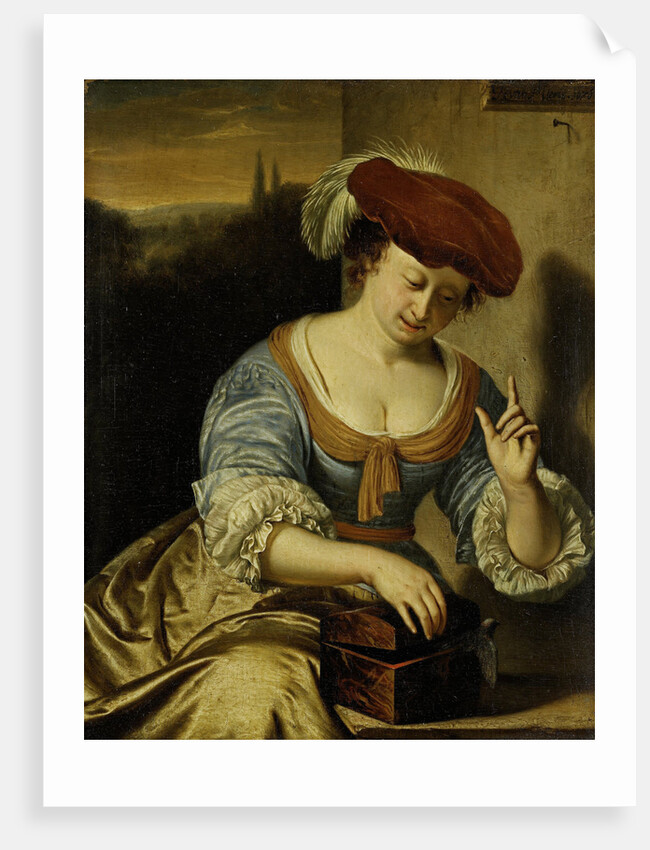 Escaped Bird, Allegory of Chastity by Frans van Mieris I