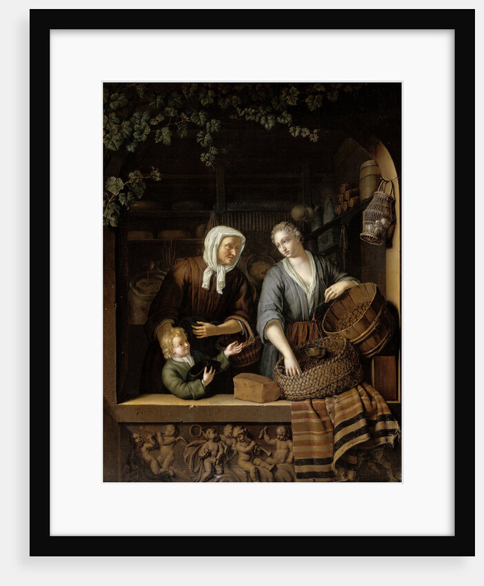 The Grocer’s Shop by Frans van Mieris II