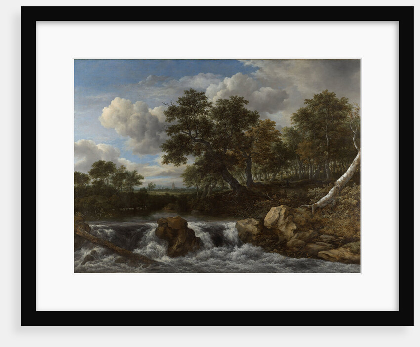 Landscape with Waterfall by Jacob Isaacksz. van Ruisdael