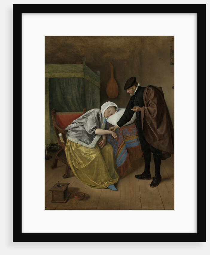 The Sick Woman by Jan Havicksz. Steen