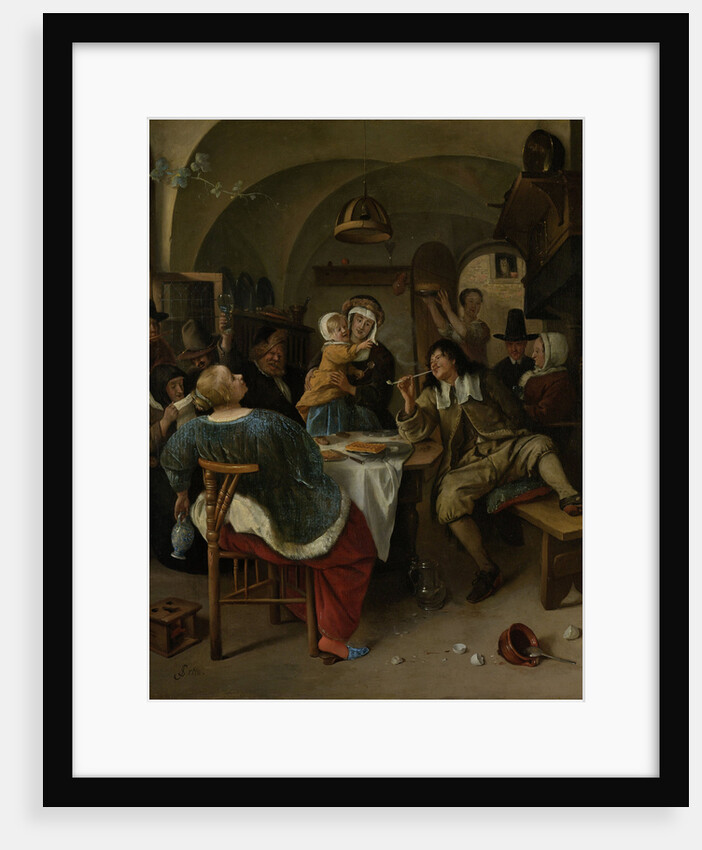 Family scene by Jan Havicksz. Steen