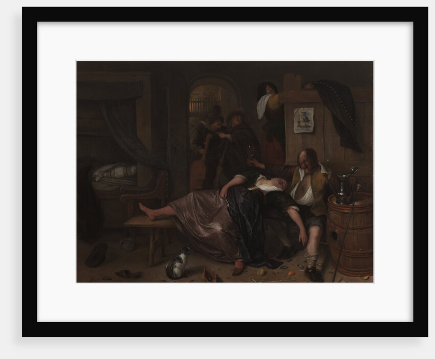 The Drunken Couple by Jan Havicksz. Steen