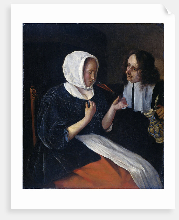 A couple drinking by Jan Havicksz. Steen