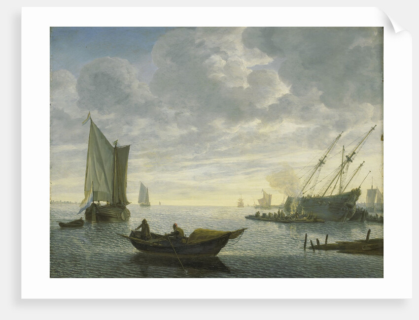 Caulking of a Vessel by Lieve Pietersz. Verschuier