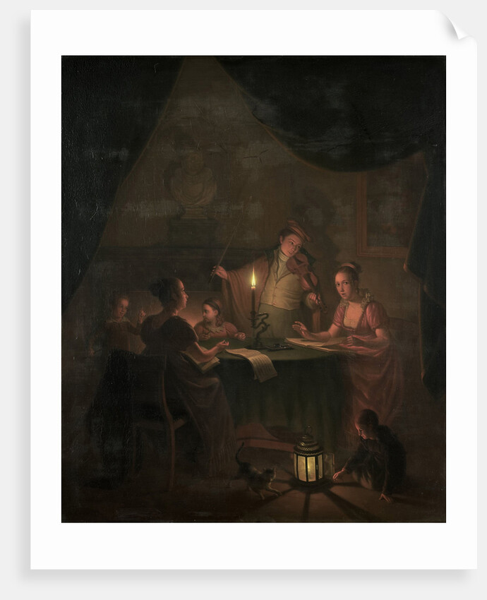 A Musical Party by Candlelight by Michiel Versteegh