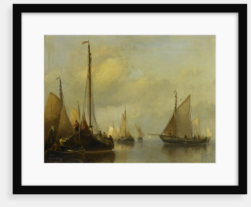 Fishing Boats on calm Water by Antonie Waldorp