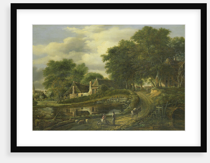 Landscape by Julien Joseph Ducorron