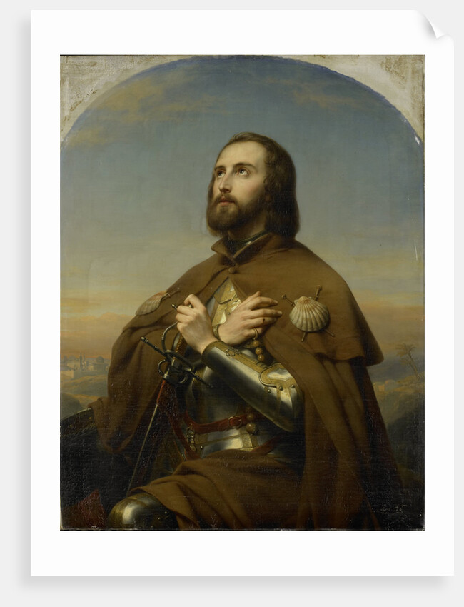 Eberhard, 1445-96, Duke of Württemberg as a pilgrim, the Holy Land by Nicaise De Keyser