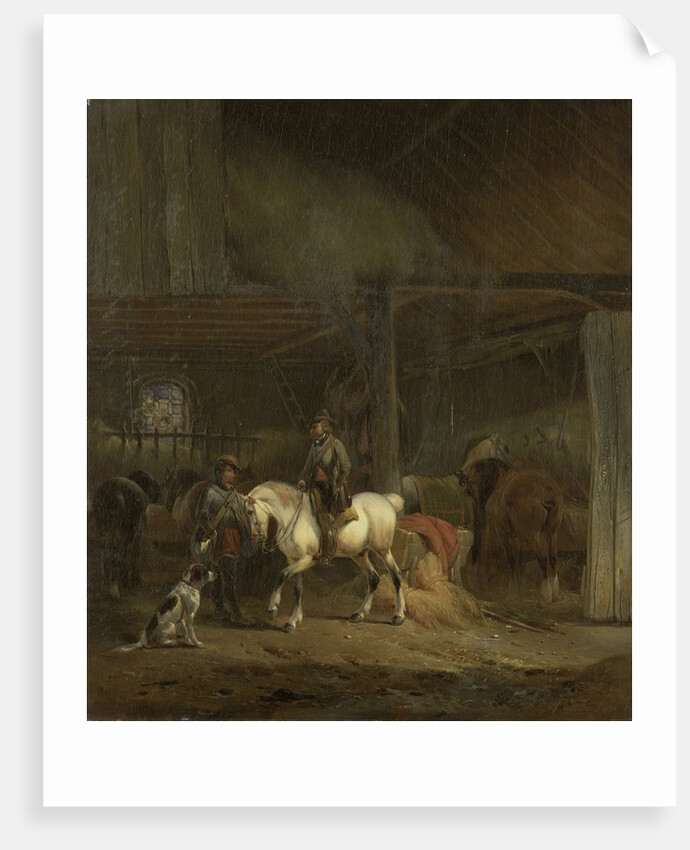 Horse Stable by Joseph Moerenhout