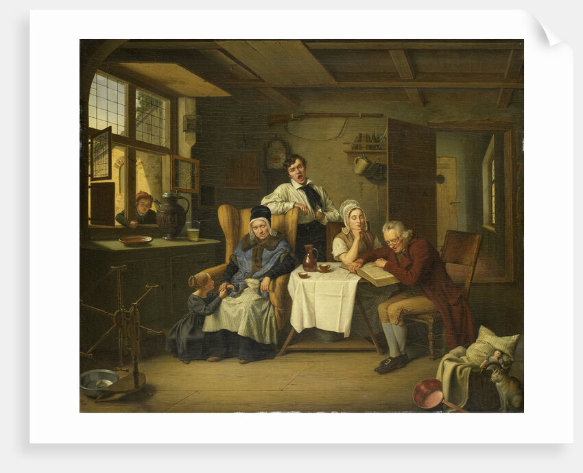 Bible Reading by Eduard Karl Gustav Lebrecht Pistorius