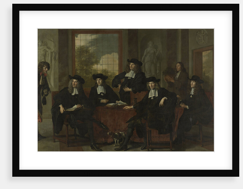 Group Portrait of the Inspectors of the Collegium Medicum in Amsterdam, The Netherlands by Adriaen Backer