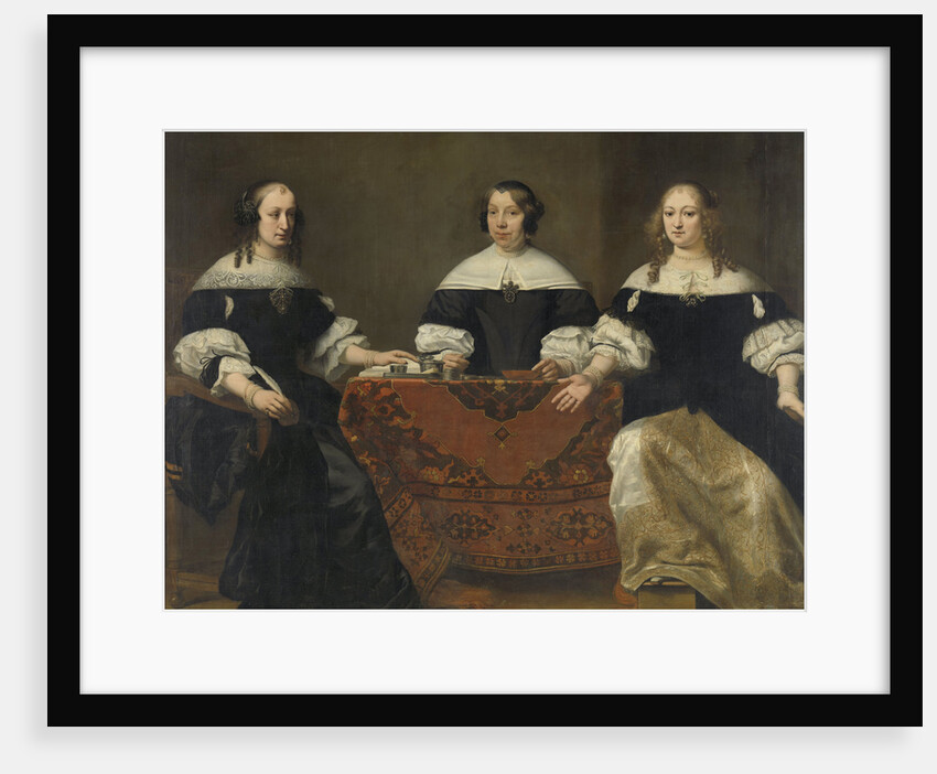 Portrait of the Three Regentesses of the Leprozenhuis, Amsterdam, The Netherlands by Ferdinand Bol