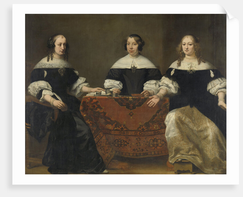 Portrait of the Three Regentesses of the Leprozenhuis, Amsterdam, The Netherlands by Ferdinand Bol