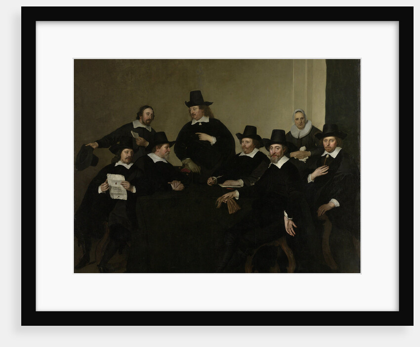 Regents of the Amsterdam Nieuwe Zijds Huiszittenhuis about 1650 by Jacob Adriaensz. Backer