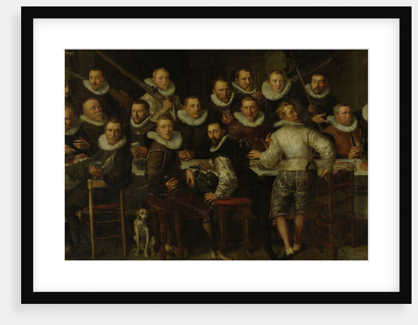 The Company of Captain Gillis Jansz Valckenier and Lieutenant Pieter Jacobsz Bas, Amsterdam, 1599, The Netherlands by Pieter Isaacsz.