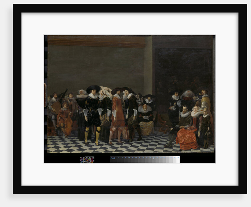 Wedding Feast, Fete in Honor of the Marriage of Adriaen Ploos van Amstel and Agnes van Bijler in 1616 by Willem Cornelisz. Duyster