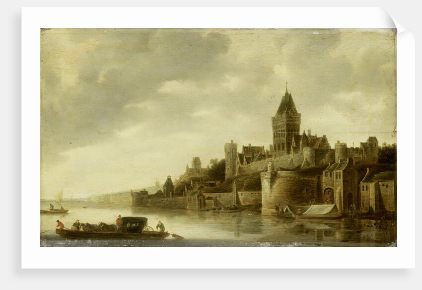 View of the Valkhof at Nijmegen, The Netherlands by Frans de Hulst
