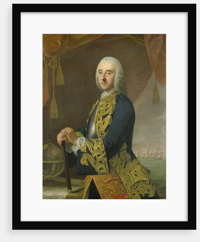 Portrait of Vice-Admiral Hendrik Lijnslager, Son of Harmen Lijnslager and Judith Allijn by Guillaume de Spinny