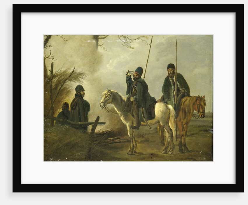 Cossack Outpost in 1813 by Pieter Gerardus van Os