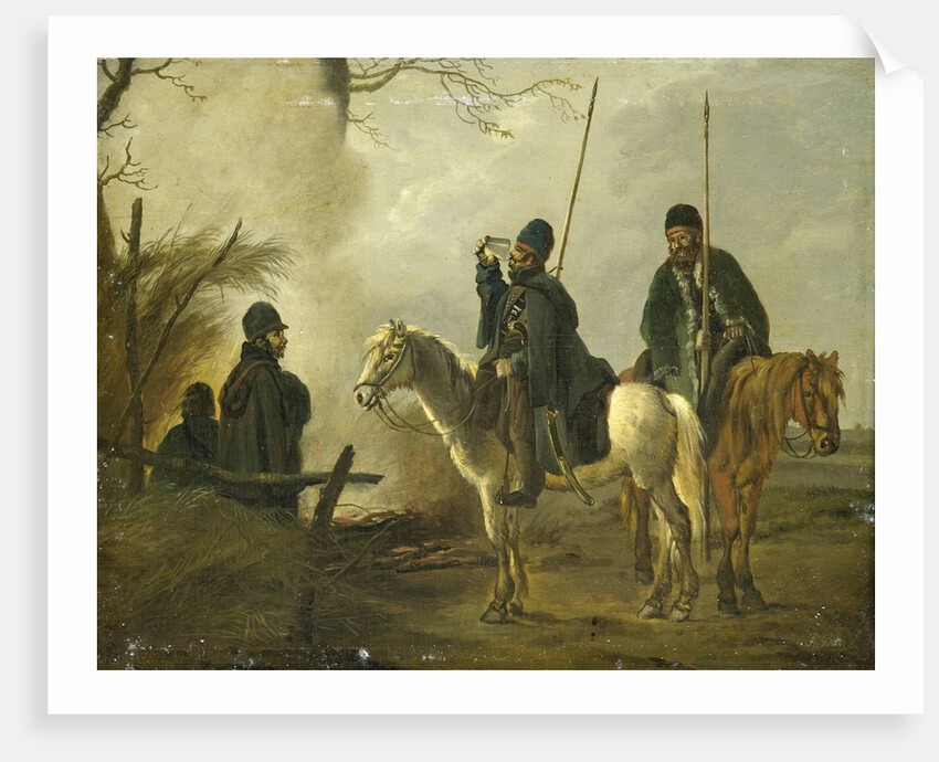 Cossack Outpost in 1813 by Pieter Gerardus van Os