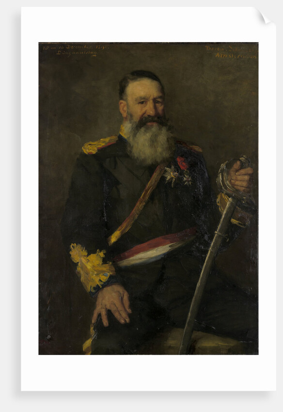 Piet J. Joubert, 1831-1900, Commandant-General of the South African Republic by Thérèse Schwartze