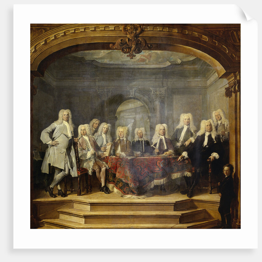 Regents of the Aalmoezeniersweeshuis Orphanage in Amsterdam, 1729, The Netherlands by Cornelis Troost