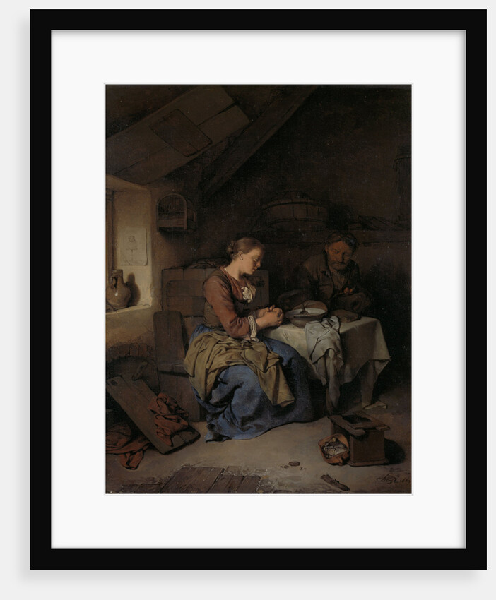 Saying Grace by Cornelis Pietersz. Bega