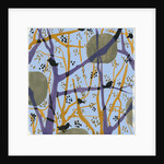 Trees and birds in my garden 3 by Anna Zaliski