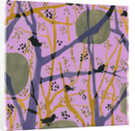 Trees and birds in my garden 4 by Anna Zaliski