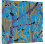 Trees and birds in my garden 6 by Anna Zaliski